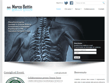 Tablet Screenshot of marcobettin.it